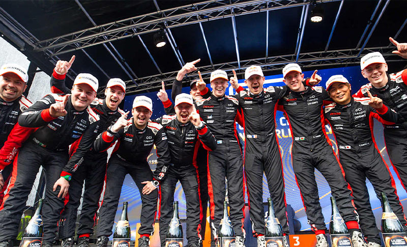 A Toyota foi a grande vencedora do Rali da Europa Central